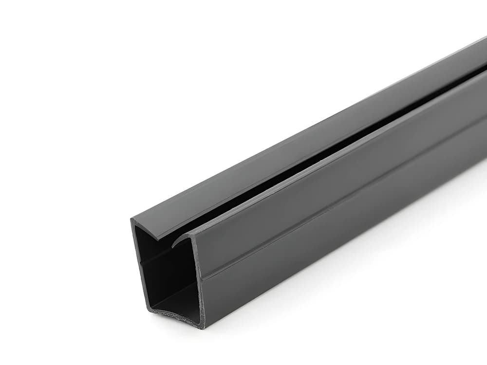 Black groove edging, 0.5 m